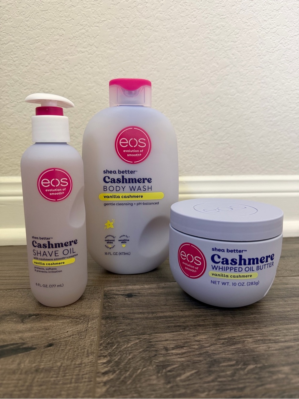 eos Shea Better Cashmere Vanilla Cashmere Body Care Set